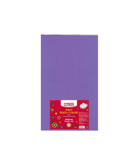 Fetru, 50x30cm, 180g/m2, violet, 10 foi, MAXI